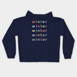 Winter Winter Kids Hoodie